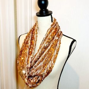 Express Rose Gold Infiniti Scarf